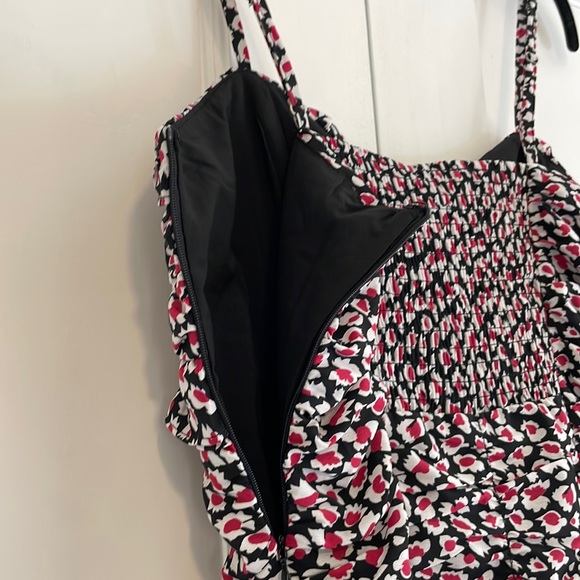 Lush Floral Print Ruched Bodycon Mini Dress - Picture 10 of 10